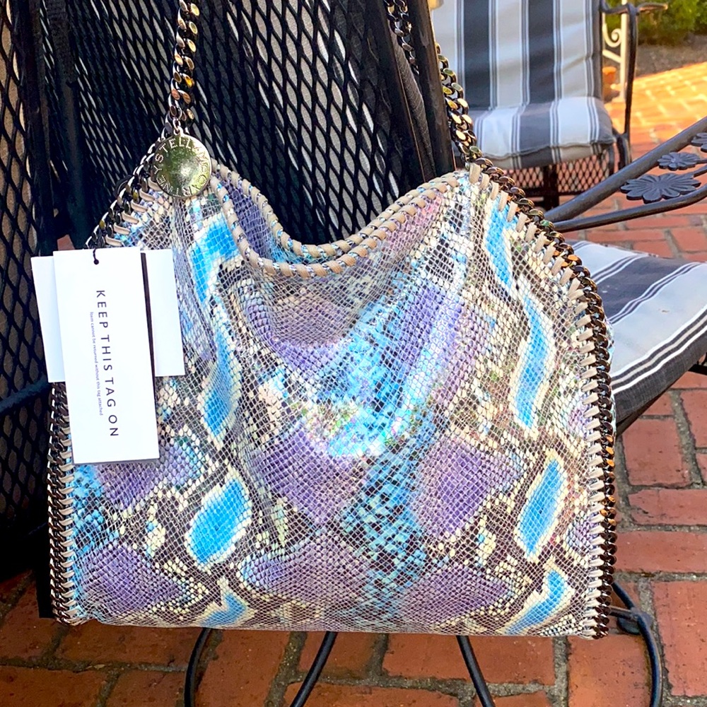 Stella McCartney Medium-Sized Falabella Snake Print